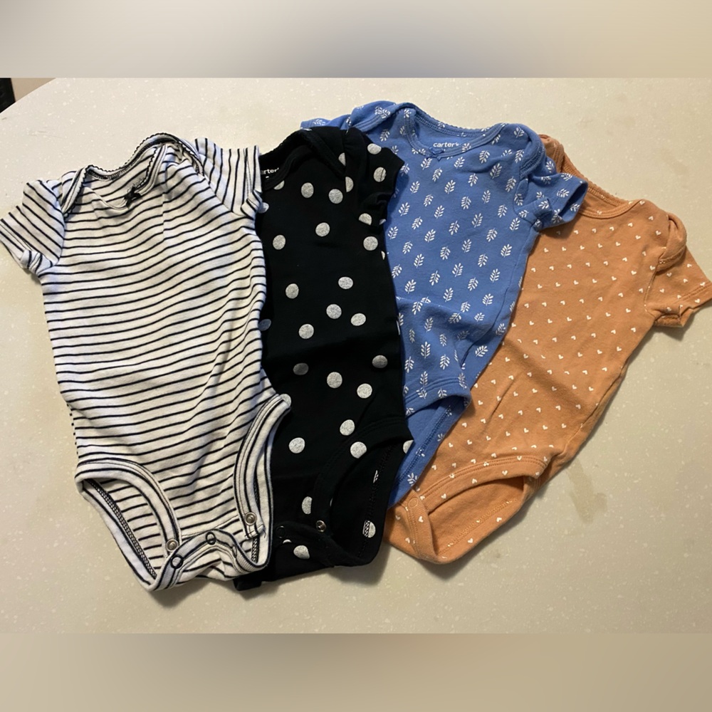 3 for $10 baby girl onesies